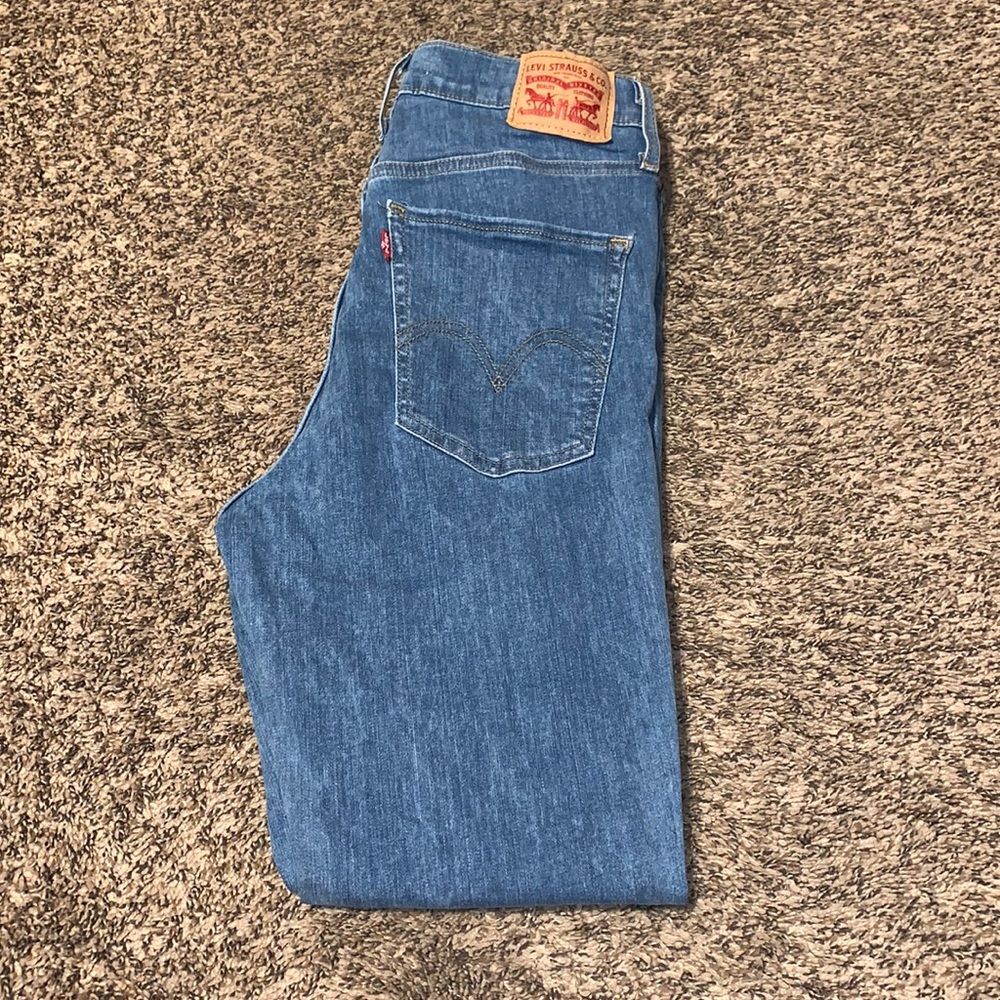 Levis high rise skinny